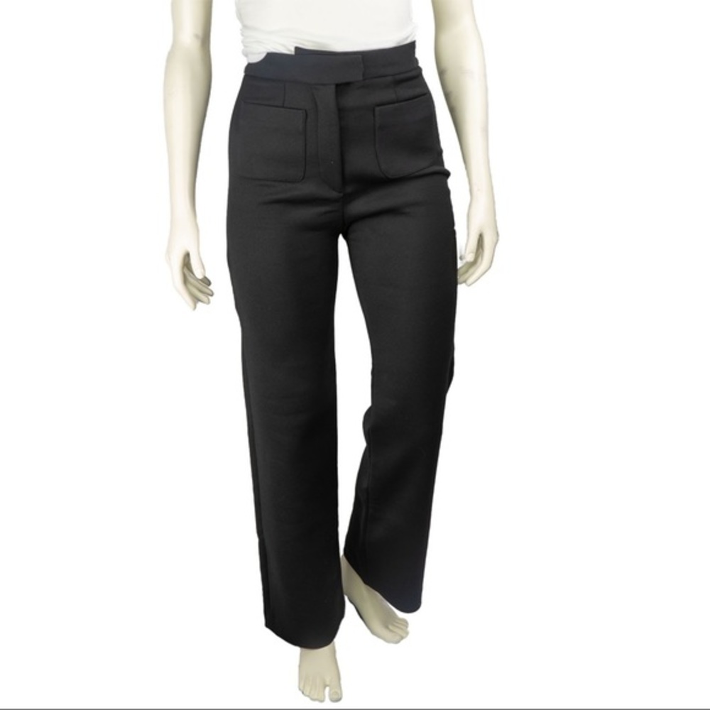 Paul & Joe High-Rise Straight Leg Pants w/ Tags, Black, Size M | US6  FR38
